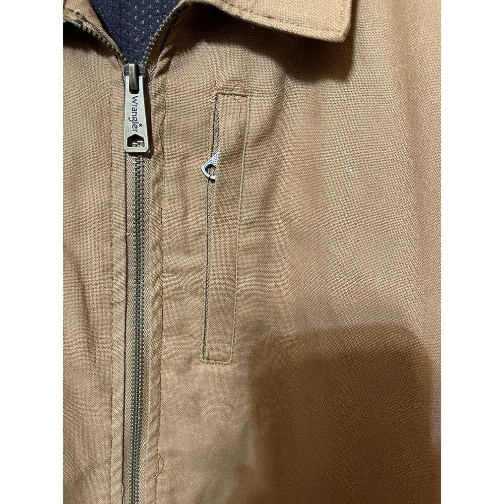 Brown Lightweight Wrangler Zip Up Work Jacket XL - Picture 4 of 6